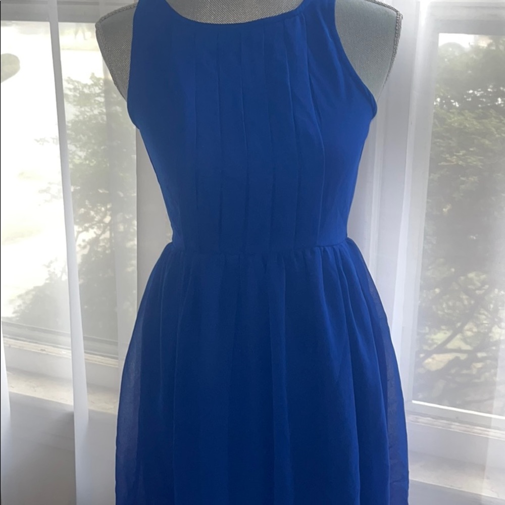 Blue dress